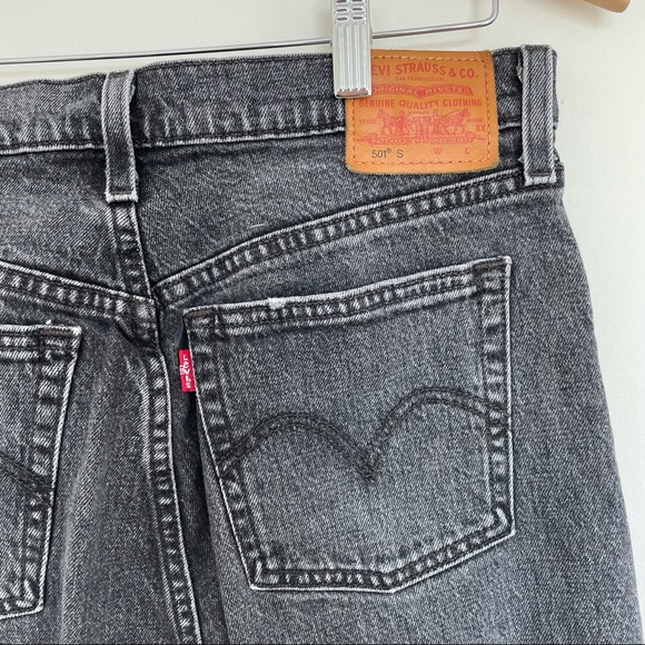 Levi’s 501 black wash jeans - Picture 3 of 4